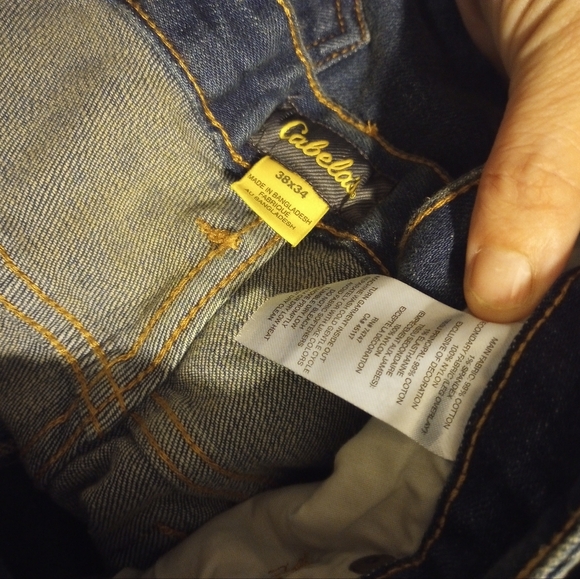 Cabela's Hunting jeans, like new, 38 x 34 , mens, EUC - Picture 5 of 5
